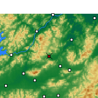 Nearby Forecast Locations - Pujiang/ZHJ - карта