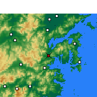 Nearby Forecast Locations - Нинхай - карта