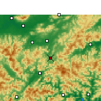 Nearby Forecast Locations - Цзиньюнь - карта