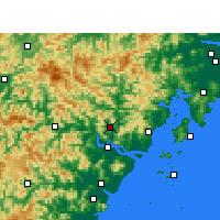 Nearby Forecast Locations - Юнцзя - карта