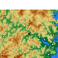 Nearby Forecast Locations - Миньцин - карта
