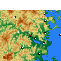 Nearby Forecast Locations - Миньхоу - карта
