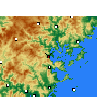 Nearby Forecast Locations - Ниндэ - карта