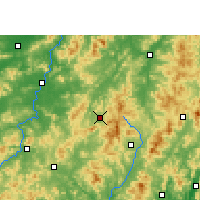 Nearby Forecast Locations - Anyuan - карта