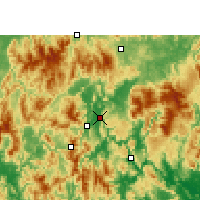 Nearby Forecast Locations - Ляньчжоу - карта