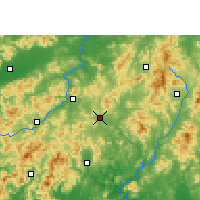 Nearby Forecast Locations - Диннань - карта