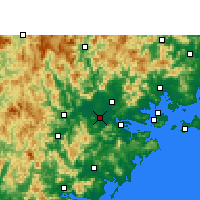 Nearby Forecast Locations - Чжанчжоу - карта
