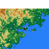 Nearby Forecast Locations - Сямынь - карта