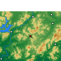 Nearby Forecast Locations - Zijin - карта
