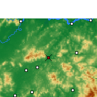 Nearby Forecast Locations - Rong Xian/GXA - карта