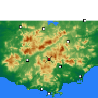 Nearby Forecast Locations - Tongshi - карта