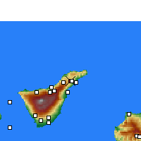 Nearby Forecast Locations - Tenerife/North - карта