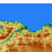Nearby Forecast Locations - Беджая - карта
