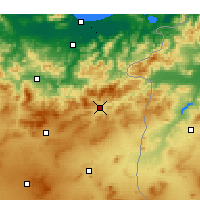 Nearby Forecast Locations - Сук-Ахрас - карта