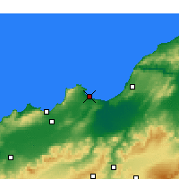 Nearby Forecast Locations - Arzew - карта