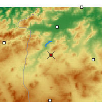 Nearby Forecast Locations - Эль-Кеф - карта