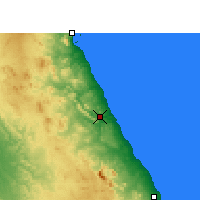 Nearby Forecast Locations - Эль-Кусейр - карта