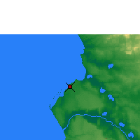 Nearby Forecast Locations - Луанда - карта