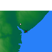Nearby Forecast Locations - Бейра - карта