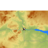 Nearby Forecast Locations - Kanyemba - карта