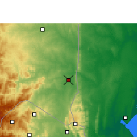 Nearby Forecast Locations - Komatipoort - карта