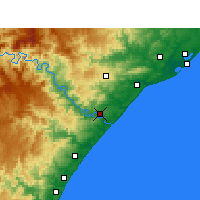 Nearby Forecast Locations - Mandeni - карта