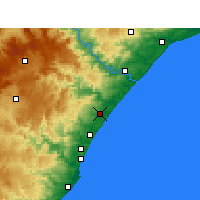 Nearby Forecast Locations - Shakaskraal - карта
