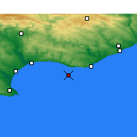 Nearby Forecast Locations - Bird Island - карта