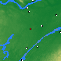 Nearby Forecast Locations - Кемптвилл - карта