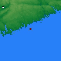 Nearby Forecast Locations - Beaven Island - карта