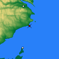 Nearby Forecast Locations - Cap D'Espoir - карта