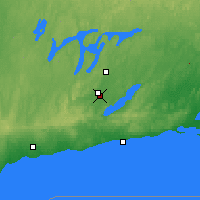 Nearby Forecast Locations - Питерборо - карта