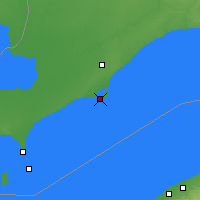 Nearby Forecast Locations - Чатем-Кент - карта