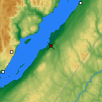 Nearby Forecast Locations - Ла-Покатьер - карта