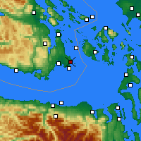 Nearby Forecast Locations - Victoria Uni. - карта