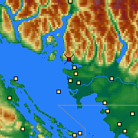 Nearby Forecast Locations - W Vancouver - карта