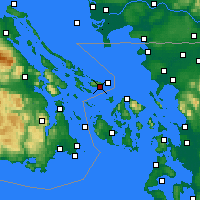 Nearby Forecast Locations - Saturna/capmon Cs - карта