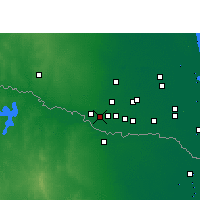 Nearby Forecast Locations - Мак-Аллен - карта