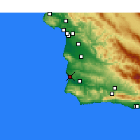 Nearby Forecast Locations - Lompoc AFB - карта