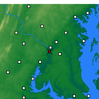 Nearby Forecast Locations - Арлингтон - карта