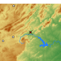 Nearby Forecast Locations - Роанок - карта