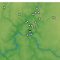 Nearby Forecast Locations - Цинциннати - карта
