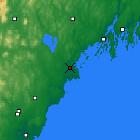 Nearby Forecast Locations - Портленд - карта