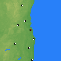 Nearby Forecast Locations - Милуоки - карта