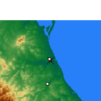 Nearby Forecast Locations - Tuxpan - карта