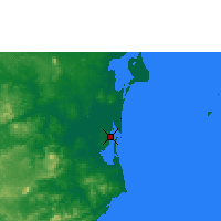 Nearby Forecast Locations - Блуфилдс - карта