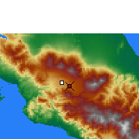 Nearby Forecast Locations - Pavas - карта