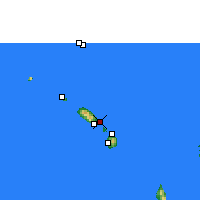 Nearby Forecast Locations - Сент-Китс - карта