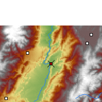 Nearby Forecast Locations - Girardot - карта