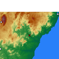 Nearby Forecast Locations - Кашуэйру-ди-Итапемирин - карта